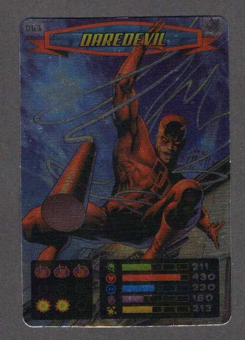 2008 Marvel Spider-Man Heroes & Villains - 061 Daredevil (Foil)