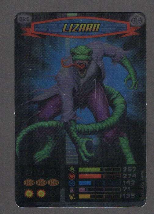2008 Marvel Spider-Man Heroes & Villains - 065 Lizard (Foil)