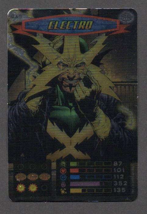 2008 Marvel Spider-Man Heroes & Villains - 089 Electro (Foil)