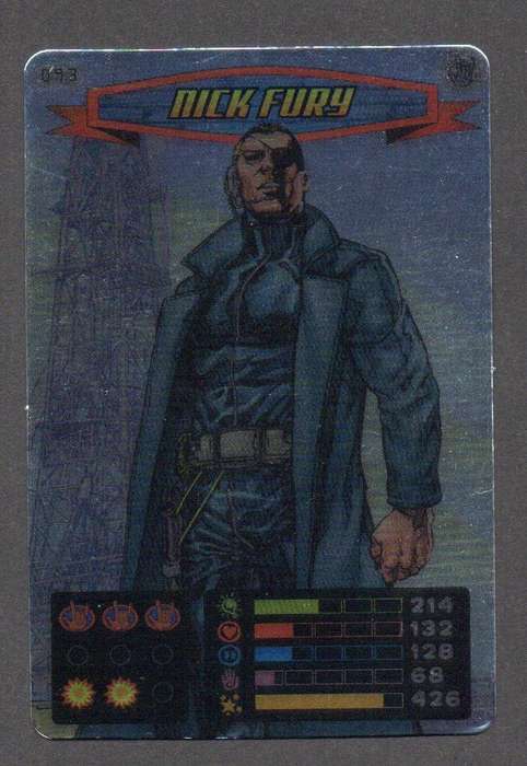 2008 Marvel Spider-Man Heroes & Villains - 093 Nick Fury (Foil)