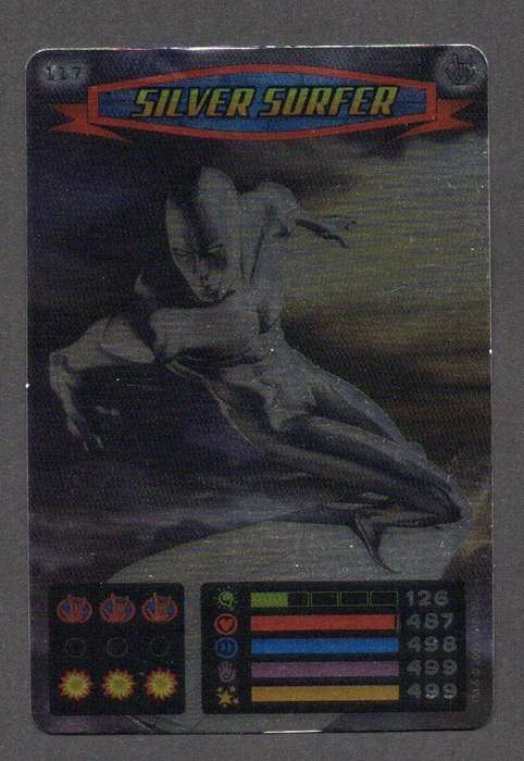 2008 Marvel Spider-Man Heroes & Villains - 117 Silver Surfer (Foil)