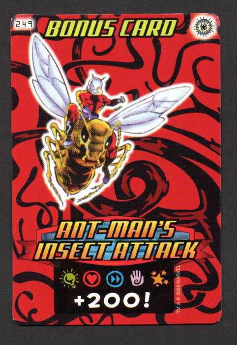 2008 Marvel Spider-Man Heroes & Villains - 249 Bonus Card - Ant-Man's Insect Attack