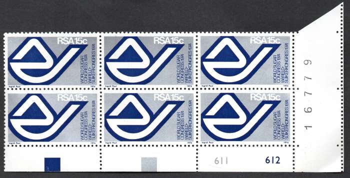 RSA 1974/06/13 15th World Sugar Congress Durban Control Blocks