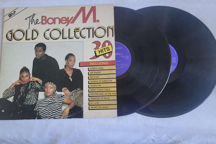 THE BONEY M GOLD COLLECTION, DOUBLE ALBUM, VINYL