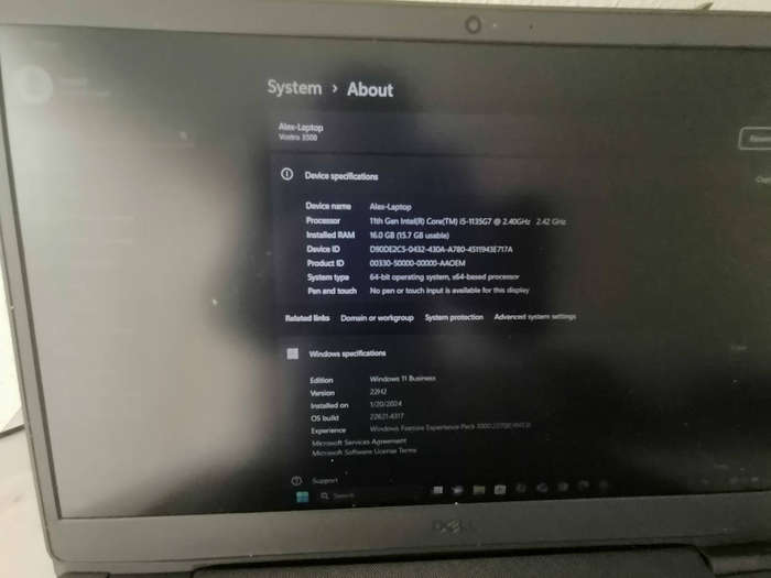 Dell vostro 3500