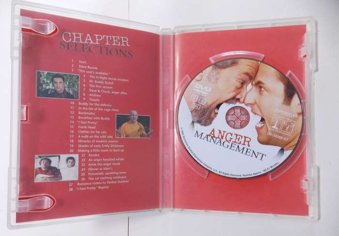 Anger Management (Adam Sandler 2003) DVD