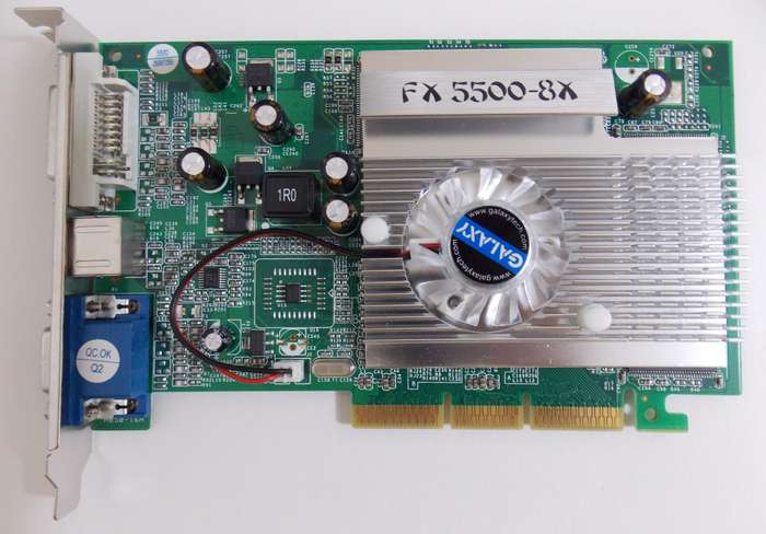Galaxy Zeus nVidia FX5500 AGP 256mb 128-Bit (2005)