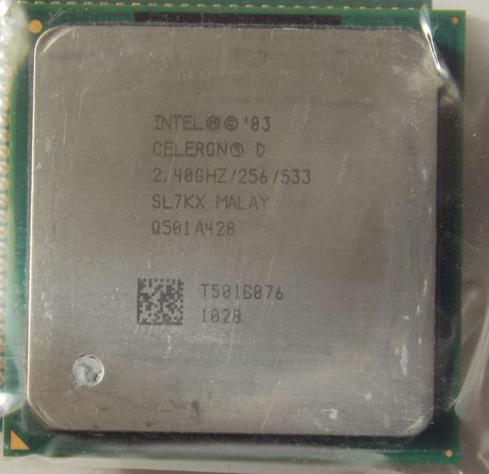 Intel Pentium 4 Socket 478 Celeron D 2.4Ghz SL7KX