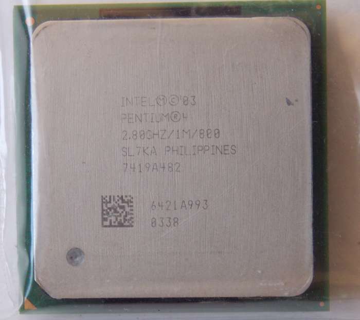 Intel Pentium 4 Socket 478 Prescott Hyper-Threading 2.8Ghz SL7KA
