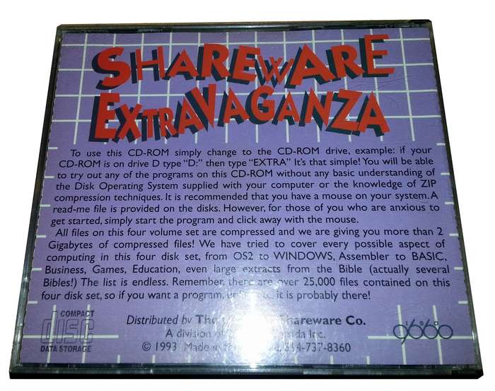 Shareware Extravaganza 4-CD Set (1993)