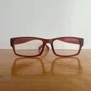 Used general reading glasses red