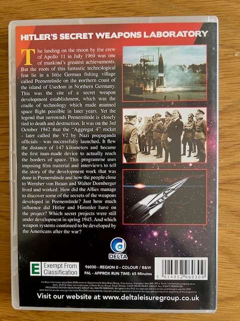 DVD: Hitler's secret weapons laboratory (2009)