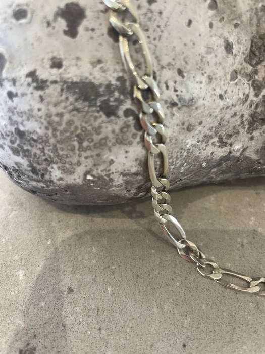 Figaro chain 925 Sterling Silver made in Italy!! 4.7mm - 14.91grams