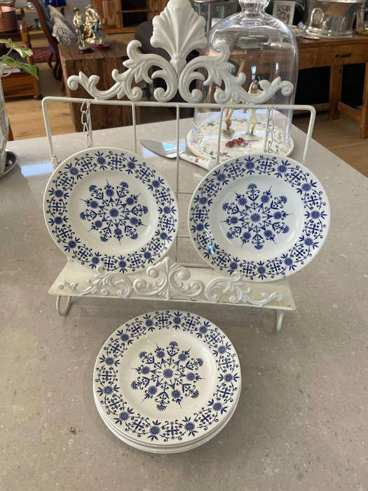 Vintage Valencia Designed by Jessie Tait Midwinter Set of 6 Side Plates!