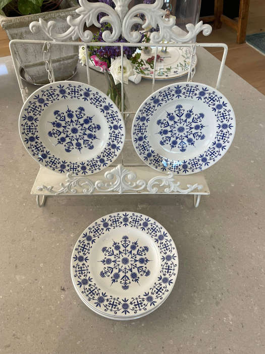 Vintage Valencia Designed by Jessie Tait Midwinter Set of 6 Side Plates!