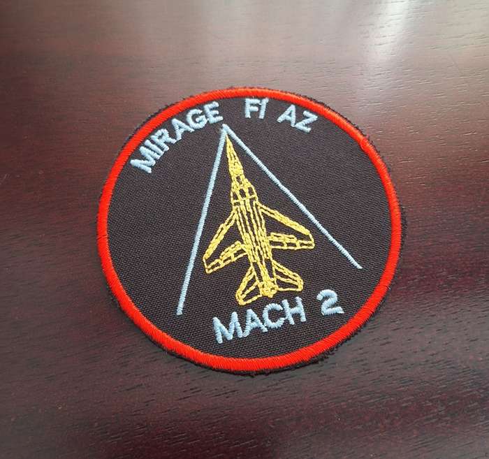 SAAF 1 Squadron Mirage F1 AZ Mach 2 Patch