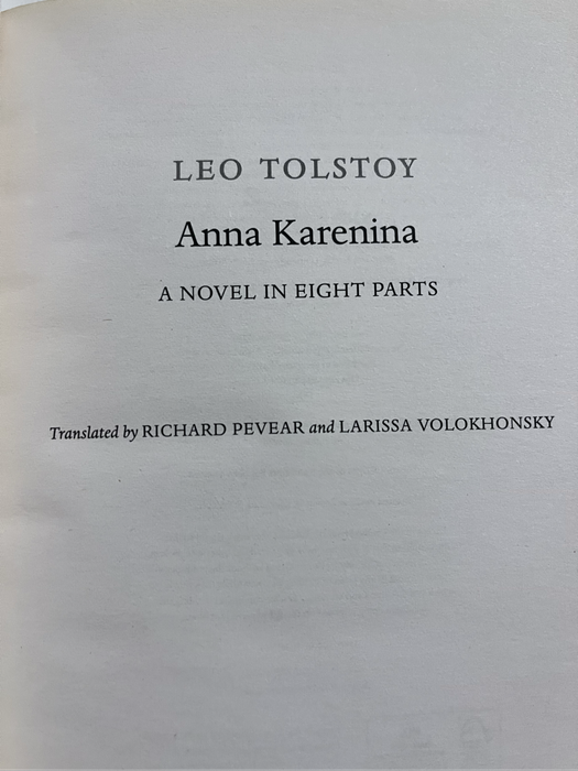 Anna Karenina - Leo Tolstoy 9780141391892
