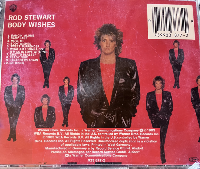 Rod Stewart - Body Wishes 9238772 (made in Germany)