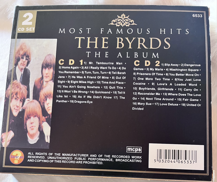 The Byrds - box set with 2 CDs