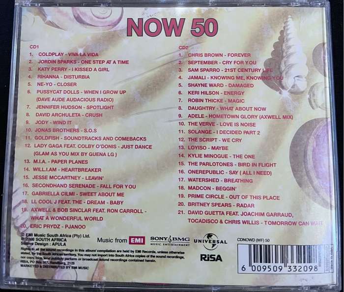 Now thats what I call music 50 (CDNOWD(WF)50)
