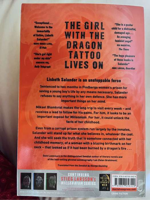 The girl who takes an eye for an eye - David Lagercrantz