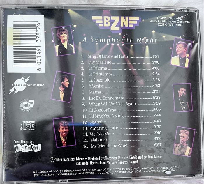BZN a symphonic night CCBK(NC)7407