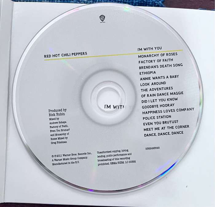 Im with you - Red Hot Chili Peppers 9362495648