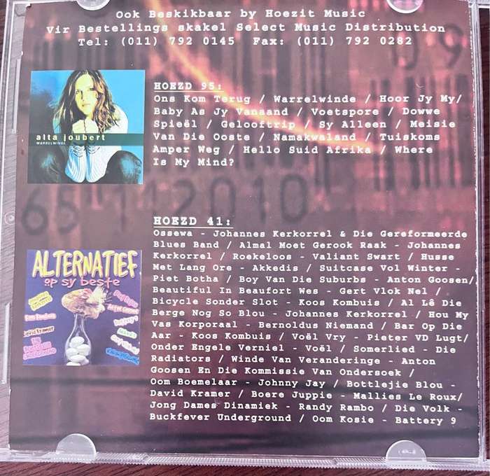 Rots Afrikaanse Musiek Rock double CD (HOEZD 120)