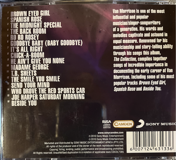 Van Morrison - Brown-eyed Girl The Collection CDCOL7385