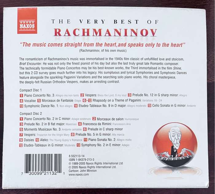 Rachmaninov - The very best of double Cd (8552113-14)