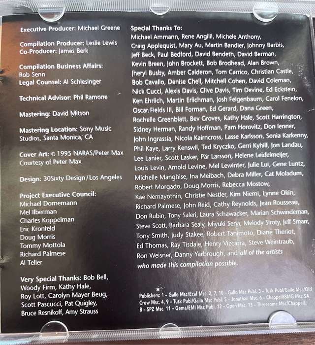 3 Grammy Nominees - 1995, 1996 and 1997