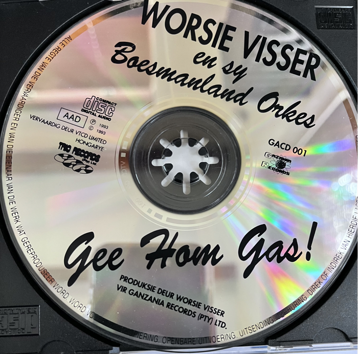 Worsie Visser - Gee hom gas GACD001