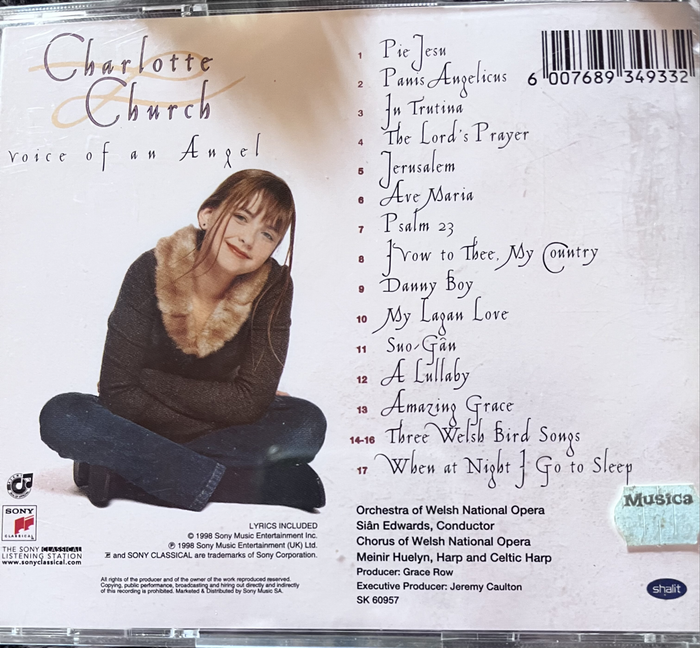 Charlotte Church - Voice of an Angel CDSONY5734K