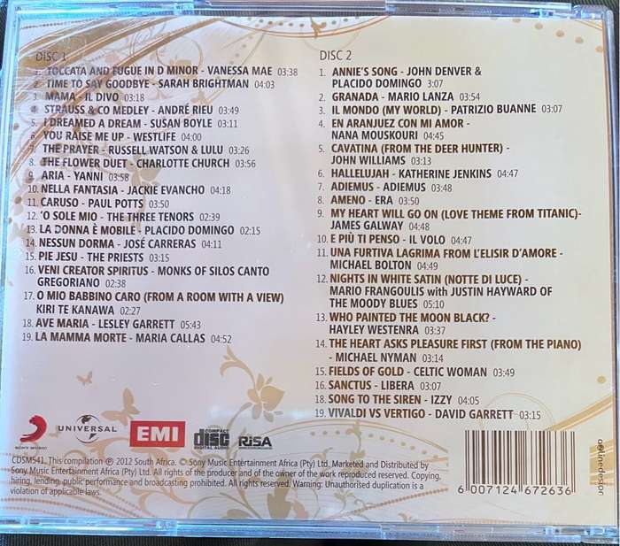 Now thats what I call Classical (double CD)