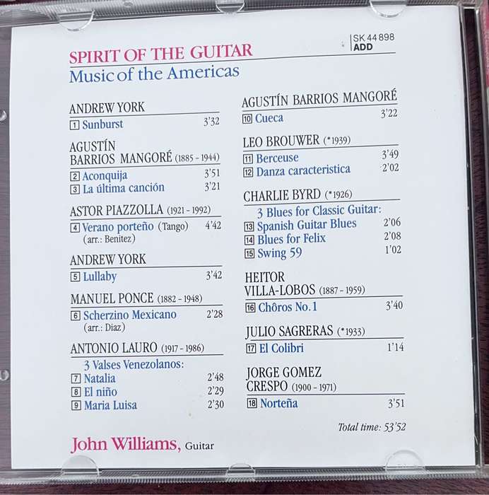 John Williams - Spirit of the Guitar SK44898