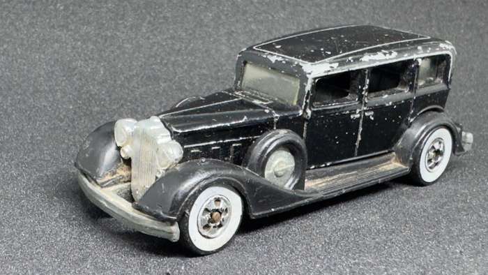 Classic Packard (Loose) - 1983 Hot Wheels Hot One Black w/WW's, Malaysia Casting