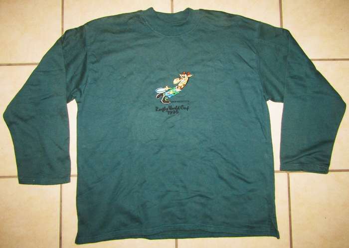 1995 Rugby World Cup Long Sleeve Top - Medium Size