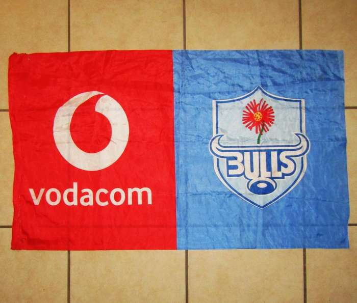 Old Vodacom Bulls Rugby Flag