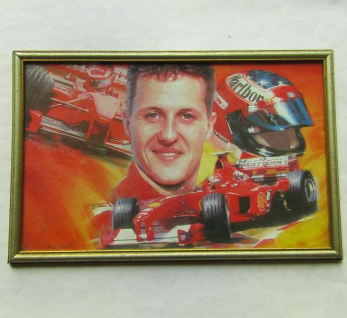 2002 Michael Schumacher Framed Display