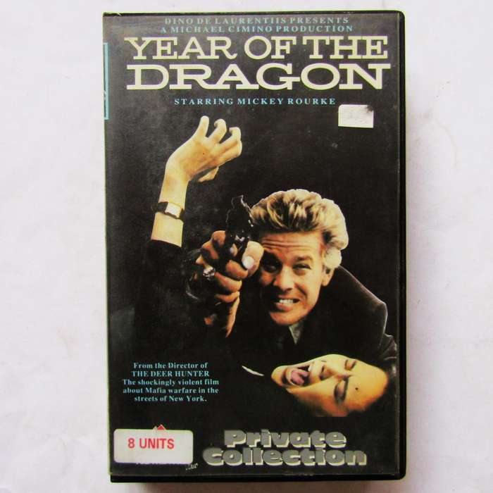 Year of the Dragon - Mickey Rourke - Movie VHS Tape (1986)