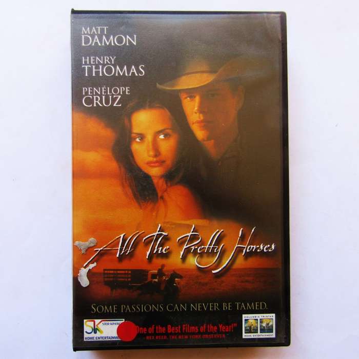 All the Pretty Horses - Matt Damon - Movie VHS Tape (2001)