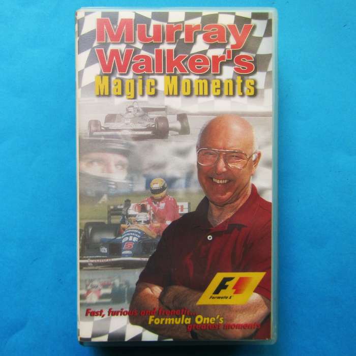 Murray Walker's Magic Moments - Formula One VHS Video Tape (1997)