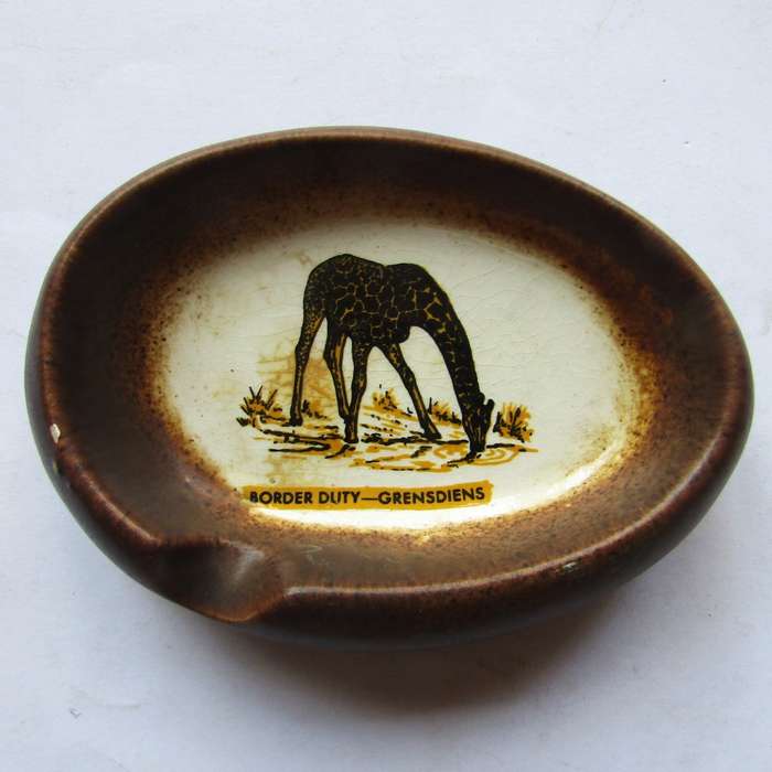 Old Border Duty Grensdiens Ashtray