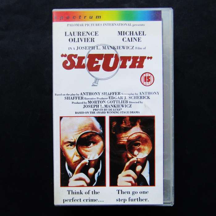 Sleuth - Michael Caine - Movie VHS Tape (1983)
