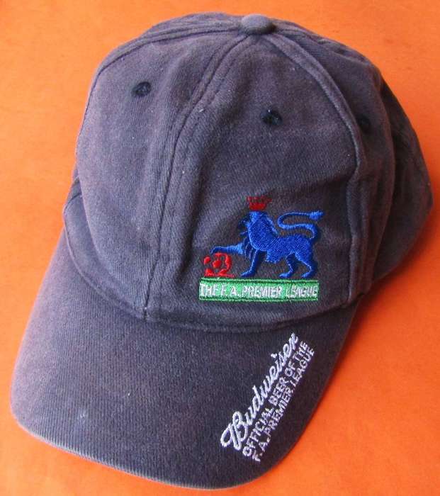 Old Budweiser FA Premier League Football Cap