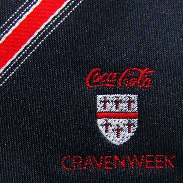 Old Coca Cola Craven Week Rugby Neck Tie