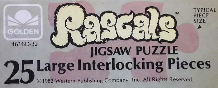 1982 Rascals Jigsaw Puzzle