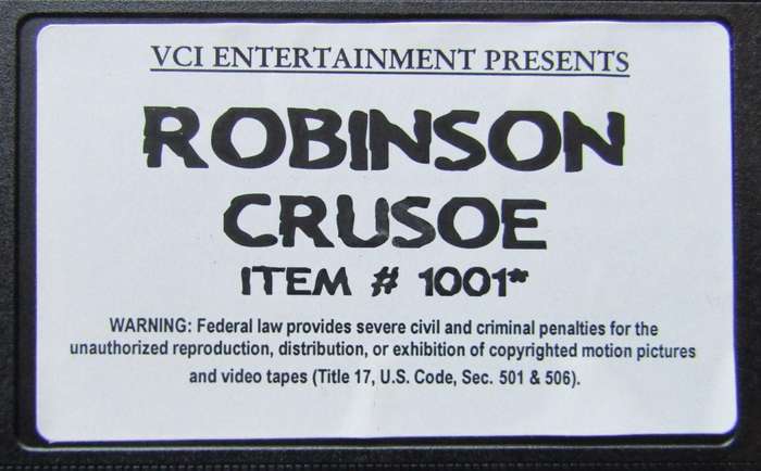 Robinson Crusoe - 50th Anniversary Edition - Movie VHS Tape (2004)
