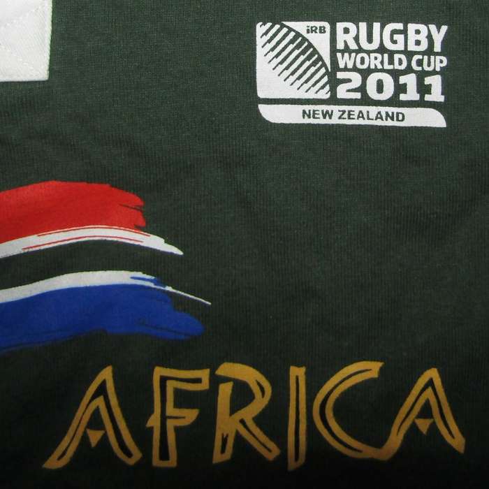 2011 World Cup South Africa Rugby Jersey - XL Size