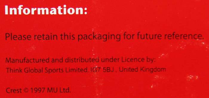 1997 Manchester United Football Money Bank